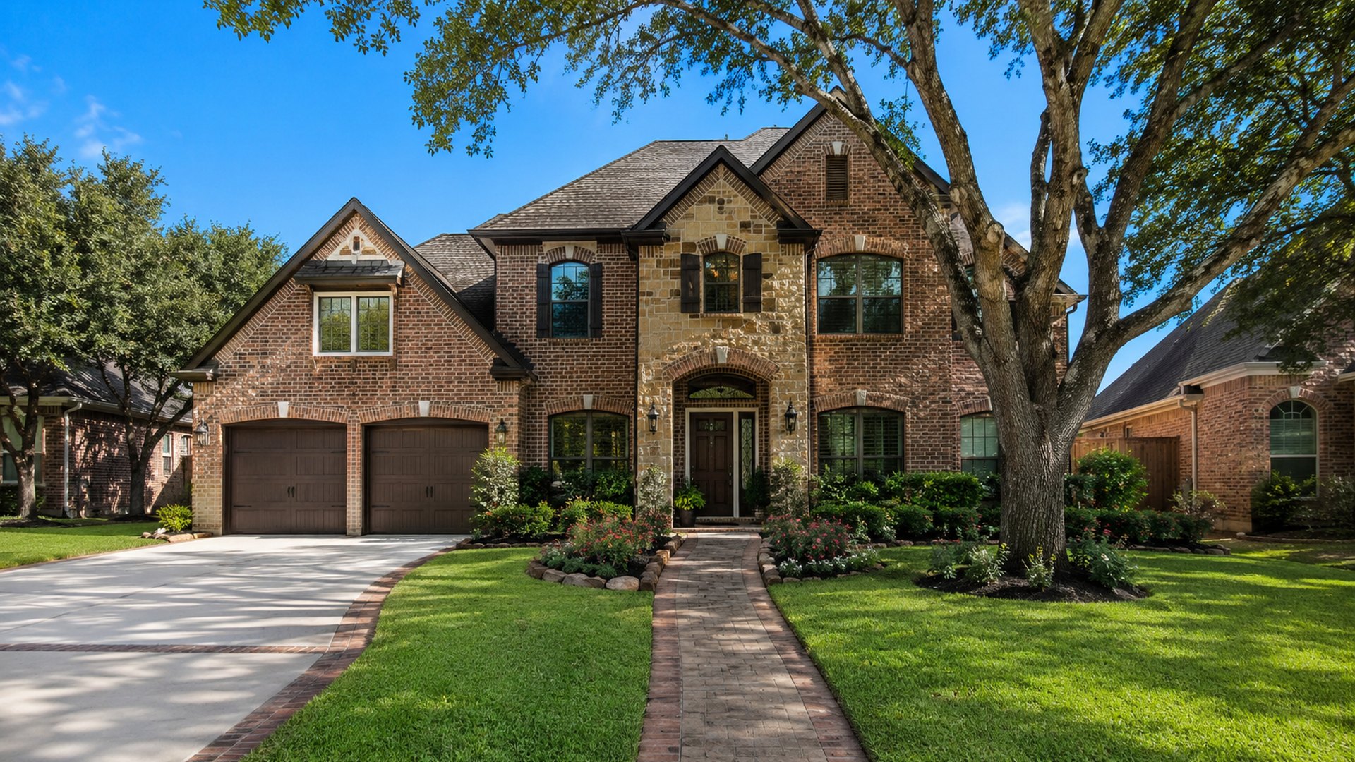 Beautiful two-story Houston home in an established tree-lined neighborhood